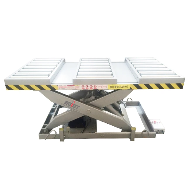 Conveyor Lifting Table With Forklift
